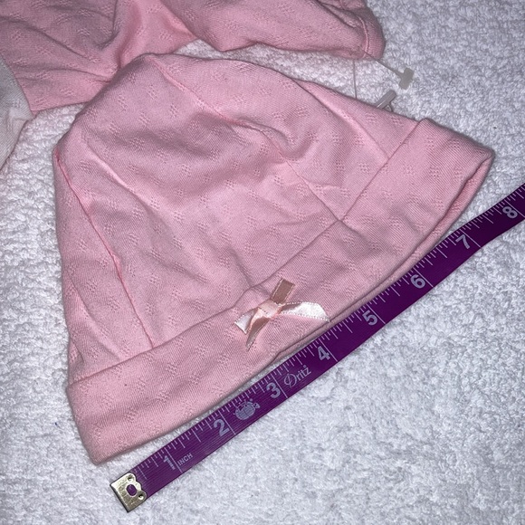 NWT Rumble Tumble 2 pc footed romper and hat girls 6/9m - Picture 4 of 7